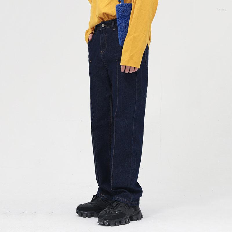 Men' Jeans Korean Menswear Fashion Topstitch Design Washing Men Loose Mid Waist Straight Long Pants Tide Spring Winter 2022Men, Blue
Men' Jeans Korean Menswear Fashion Topstitch Design Washing Men Loose Mid Waist Straight Long Pants Tide Spring Winter 2022Men, Blue