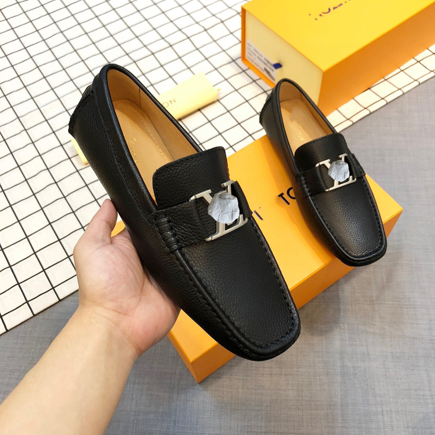 Genuine Leather Men Shoes Luxury Brand 2022 Casual Slip on Designer Formal Loafers Men Moccasins Italian Black Male Driving Shoe, #15
Genuine Leather Men Shoes Luxury Brand 2022 Casual Slip on Designer Formal Loafers Men Moccasins Italian Black Male Driving Shoe, #15