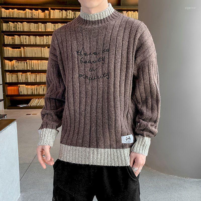 Men's Sweaters Fonekie Thick-line Men's Knit Sweater Autumn Winter Half High Neck Fashion Base Plus Velvet Thick Korean Pullover MenMen', Khaki
Men's Sweaters Fonekie Thick-line Men's Knit Sweater Autumn Winter Half High Neck Fashion Base Plus Velvet Thick Korean Pullover MenMen', Khaki