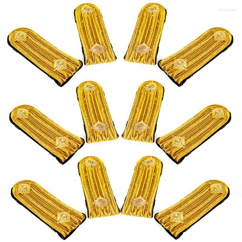 Men's Casual Shirts Gold Silk Epaulettes High Quality Security Guard Ship Sailor Captain Uniform Badge Accessories
Men's Casual Shirts Gold Silk Epaulettes High Quality Security Guard Ship Sailor Captain Uniform Badge Accessories