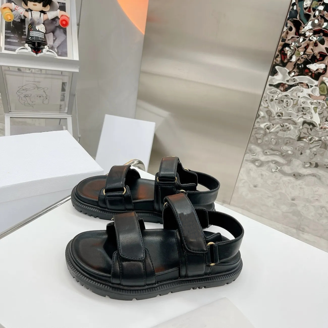 Designer Women Sandals Crystal Calf leather Casual Shoes Womens Slides Quilted Platform Summer Beach Slipper size 35-40 With box, Supplement link
Designer Women Sandals Crystal Calf leather Casual Shoes Womens Slides Quilted Platform Summer Beach Slipper size 35-40 With box, Supplement link