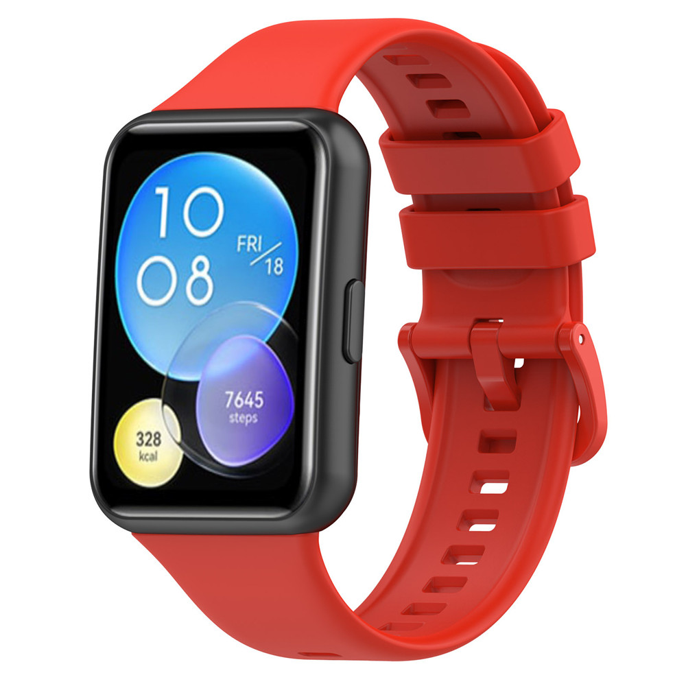 Silicone bracelet For Huawei Watch FIT 2 Strap Smart Wrist watchband metal Buckle sport Replacement correa fit2 band Accessories free shipping
