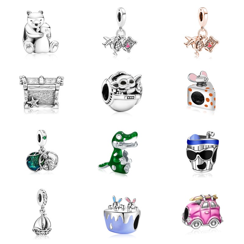 Fits Pandora Bracelets 20pcs Mermaid Dinosaur Global Travel Rabbit Silver Charms Bead Pendant Wholesale Diy European Sterling Necklace Jewelry Women
Fits Pandora Bracelets 20pcs Mermaid Dinosaur Global Travel Rabbit Silver Charms Bead Pendant Wholesale Diy European Sterling Necklace Jewelry Women