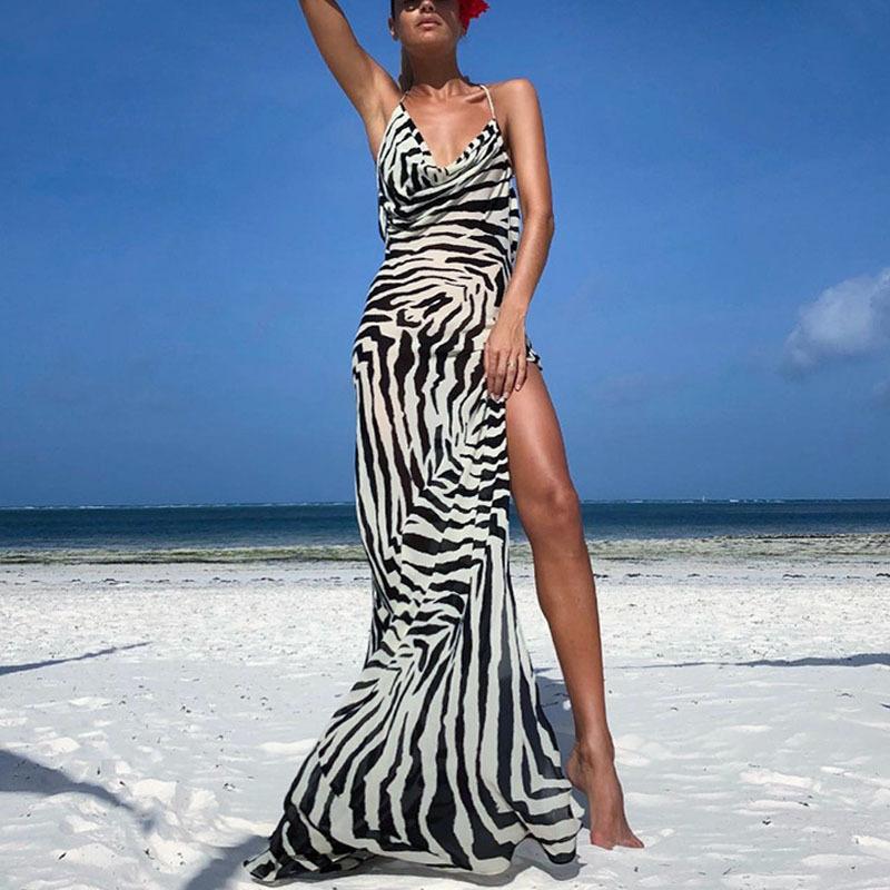 Casual Dresses Sexy Spaghetti Strap Side Split Summer Beach Dress Women Clothes Elegant Zebra Back Open Club Party RobeCasual, The picture color
Casual Dresses Sexy Spaghetti Strap Side Split Summer Beach Dress Women Clothes Elegant Zebra Back Open Club Party RobeCasual, The picture color