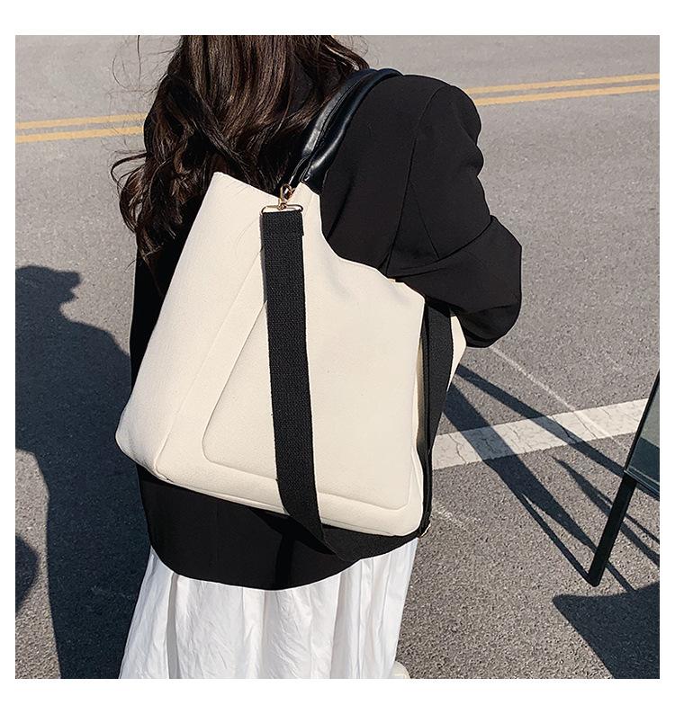 Women Canvas Shopper Tote Bag Ladies Thick Cloth Shoulder Causal Eco Handbag Female Large Crossbody Simple Shopping Bag, White
Women Canvas Shopper Tote Bag Ladies Thick Cloth Shoulder Causal Eco Handbag Female Large Crossbody Simple Shopping Bag, White
