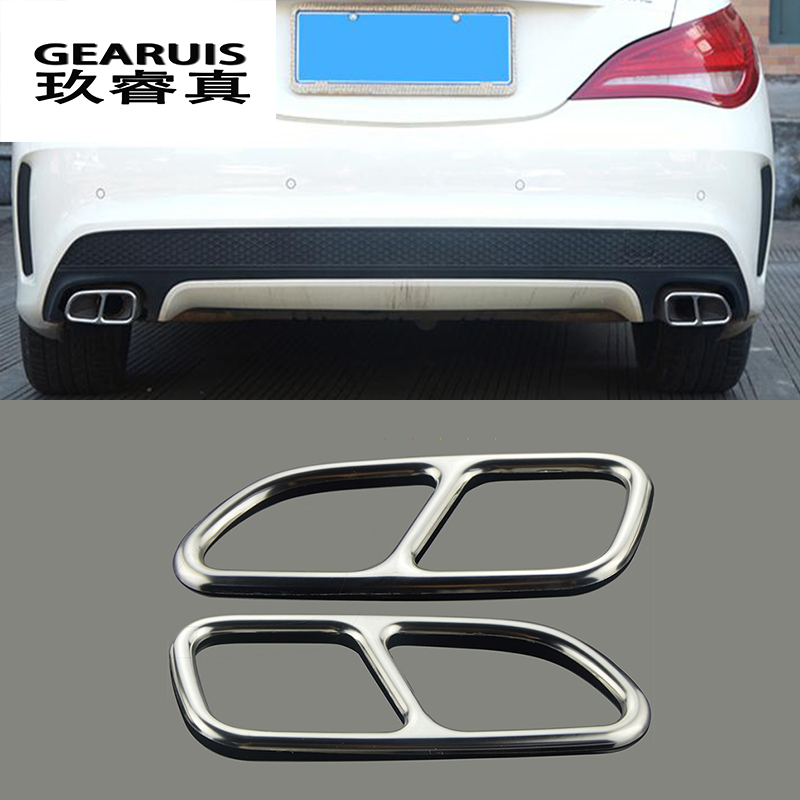Car Styling Automobiles Tail Throat Decor Frame For Mercedes Benz CLA C117 Exhaust Pipe Trim Covers Stickers Auto Accessories
Car Styling Automobiles Tail Throat Decor Frame For Mercedes Benz CLA C117 Exhaust Pipe Trim Covers Stickers Auto Accessories