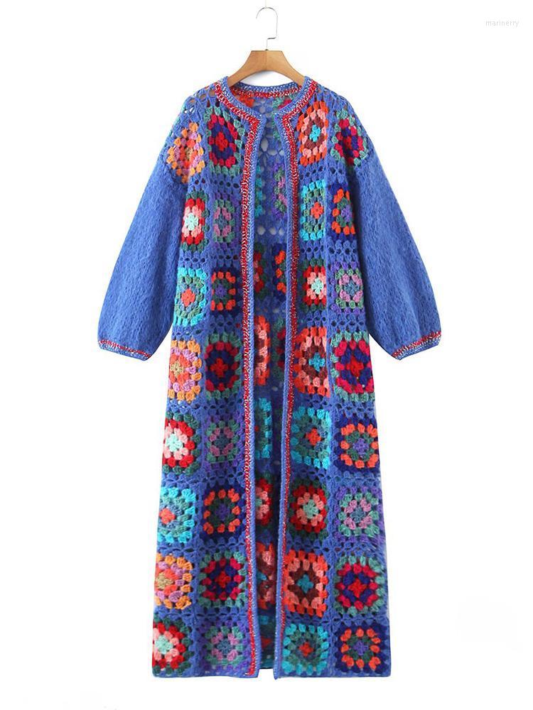 Women's Knits & Tees Autumn Women Handmade Multicolor Plaid Long Cardigan Vintage Lantern Sleeve Female Boho Crochet Sweater CoatWomen's Mar, Beige
Women's Knits & Tees Autumn Women Handmade Multicolor Plaid Long Cardigan Vintage Lantern Sleeve Female Boho Crochet Sweater CoatWomen's Mar, Beige
