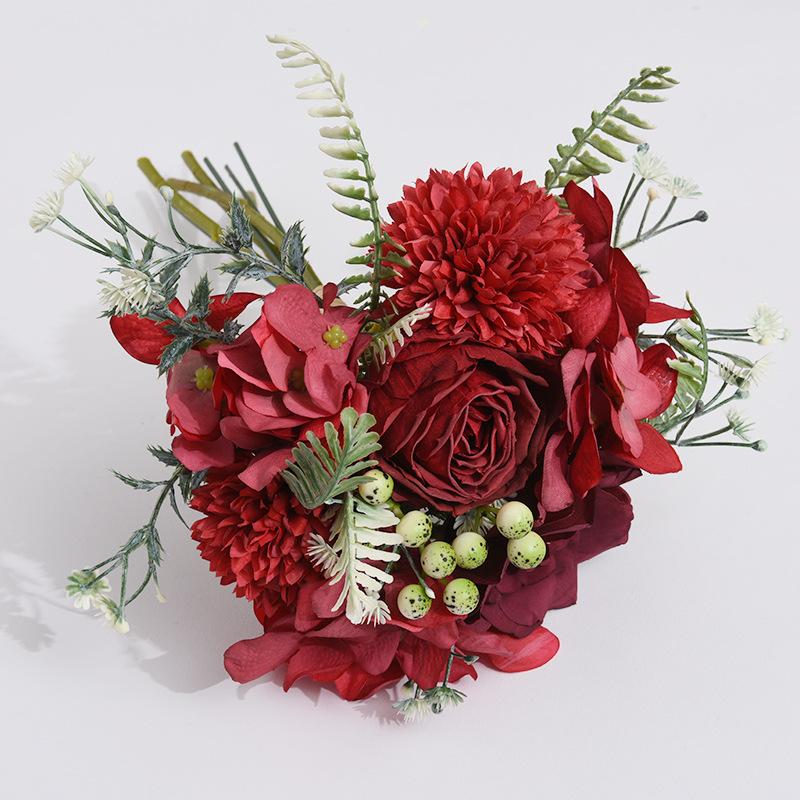 Wedding Flowers Wholesale 10 Bunches Artificial Bouquet Silk Rose Bride Holding Fake Home Decoration DIY
Wedding Flowers Wholesale 10 Bunches Artificial Bouquet Silk Rose Bride Holding Fake Home Decoration DIY