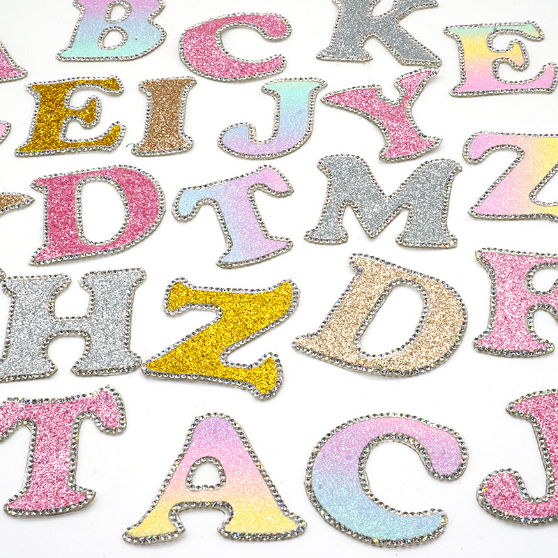 Sewing Notions A-Z English Rhinestone Letter Patches Applique Patch on Clothes Bags Iron on Accessories DIY Name 50mm
Sewing Notions A-Z English Rhinestone Letter Patches Applique Patch on Clothes Bags Iron on Accessories DIY Name 50mm