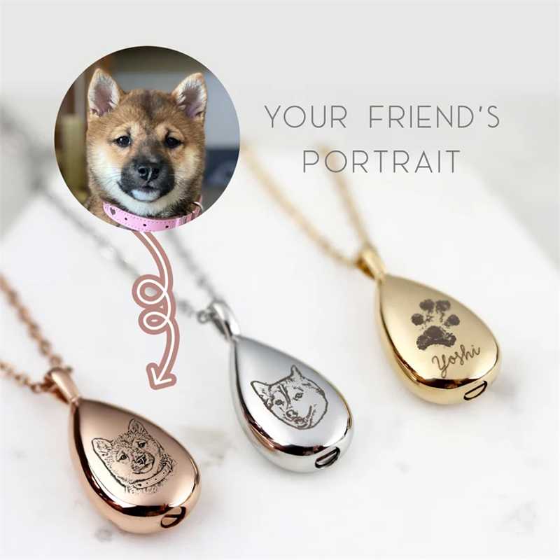 Pendant Necklaces Cremation Jewelry Pet Urn Necklace Pets Engraved Memorial Personalized Pictures Ashes Print Dog CatPendant NecklacesPendan
Pendant Necklaces Cremation Jewelry Pet Urn Necklace Pets Engraved Memorial Personalized Pictures Ashes Print Dog CatPendant NecklacesPendan