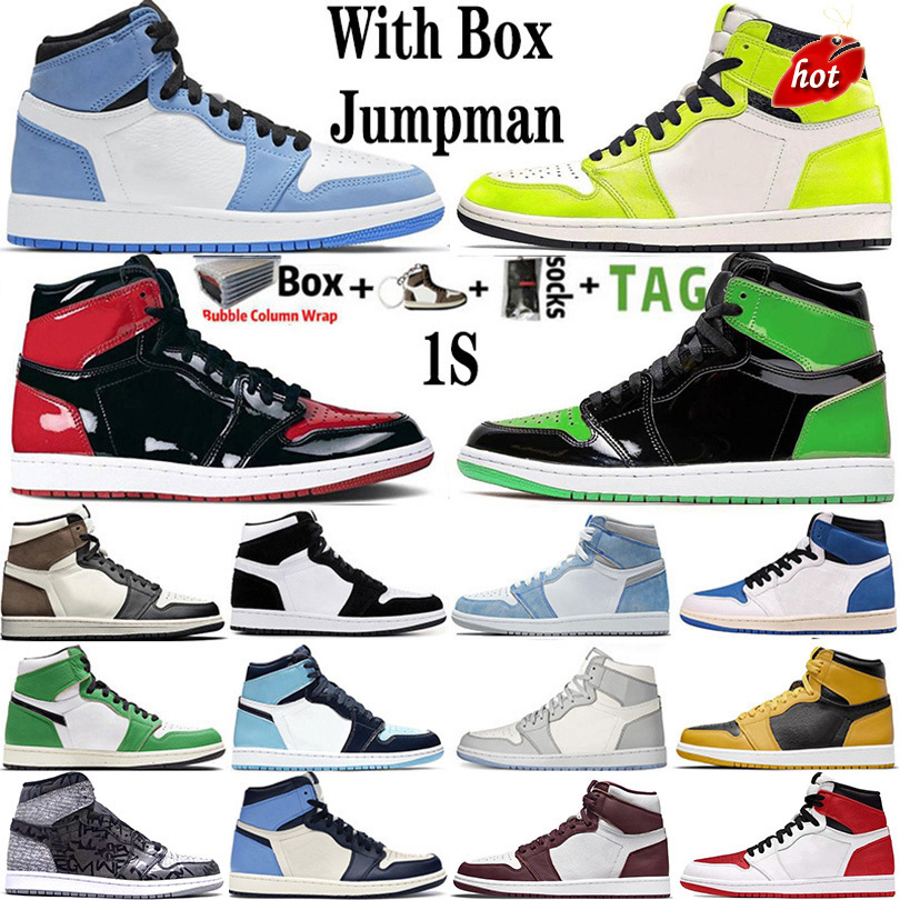 TOP With Box 1 OG 1s Mens Basketball Shoes Rebellionaire Heritage Bordeaux Bred Patent Hyper Royal University Blue Obsidian Dark Mocha Women, 33
TOP With Box 1 OG 1s Mens Basketball Shoes Rebellionaire Heritage Bordeaux Bred Patent Hyper Royal University Blue Obsidian Dark Mocha Women, 33