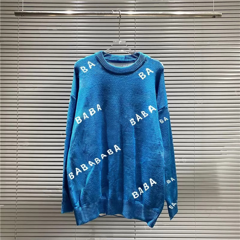 Designer Womens Sweater Mens Man Sweater Woman Knit Crew Neck Fall Fashion Letter Black Long Sleeve Clothes Pullover Casual Plus Size Blue Top 20ss Trendy Winter, #6
Designer Womens Sweater Mens Man Sweater Woman Knit Crew Neck Fall Fashion Letter Black Long Sleeve Clothes Pullover Casual Plus Size Blue Top 20ss Trendy Winter, #6