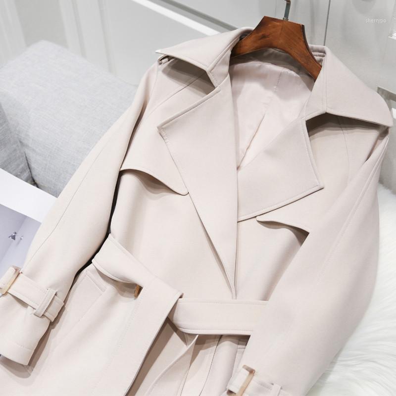 Women' Trench Coats 2022 Fashion Women Coat Turn-down Collar Double Breasted Casual Female Windbreaker Long With Belt Outwear Plus Size M20, Beige
Women' Trench Coats 2022 Fashion Women Coat Turn-down Collar Double Breasted Casual Female Windbreaker Long With Belt Outwear Plus Size M20, Beige