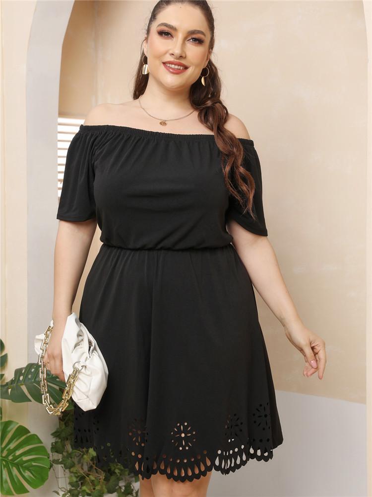 Plus Size Dresses Spring For Women 2022 Black Midi Dress Elegant Slash Neck Solid Casual Ladies Largest 4XL 3XL XXL LPlus
Plus Size Dresses Spring For Women 2022 Black Midi Dress Elegant Slash Neck Solid Casual Ladies Largest 4XL 3XL XXL LPlus