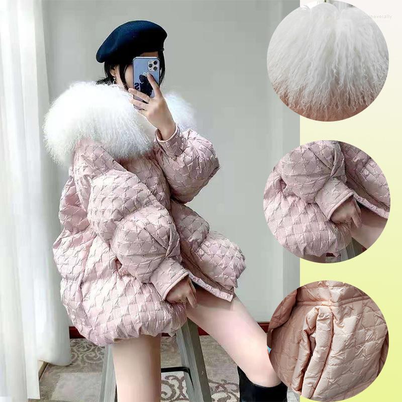 Women' Down & Parkas Winter Women Jacket Coat Medium Long Warm Pink Large White Fur Collar Loose Hood Female Overcoat Thick Guin22, Black
Women' Down & Parkas Winter Women Jacket Coat Medium Long Warm Pink Large White Fur Collar Loose Hood Female Overcoat Thick Guin22, Black