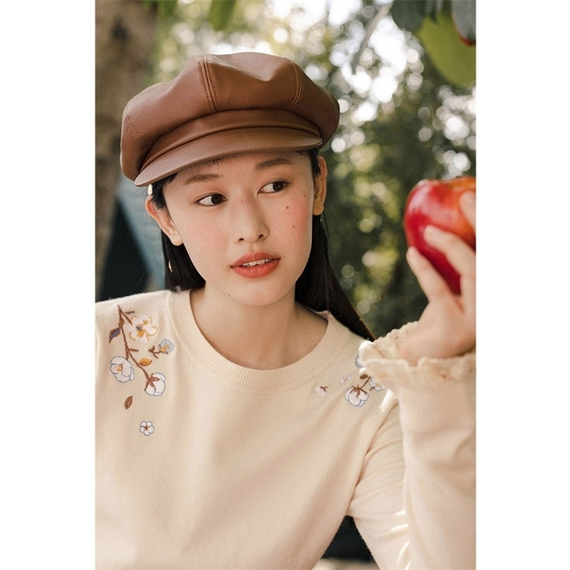 INMAN Autumn Winter Arrival Elegant Artsy Style Young Lady Embroidery Lace Sleeve Joint Round Collar Pullover Sweater 201203, Apricot
INMAN Autumn Winter Arrival Elegant Artsy Style Young Lady Embroidery Lace Sleeve Joint Round Collar Pullover Sweater 201203, Apricot