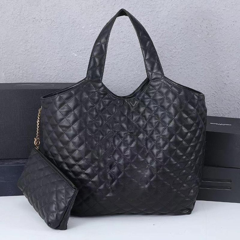 Totes icare maxi shopping in quilted lambskin real leather large capacity shoulder tote bag diamond with chain coin wallet summer saints XL shopper handbags
Totes icare maxi shopping in quilted lambskin real leather large capacity shoulder tote bag diamond with chain coin wallet summer saints XL shopper handbags