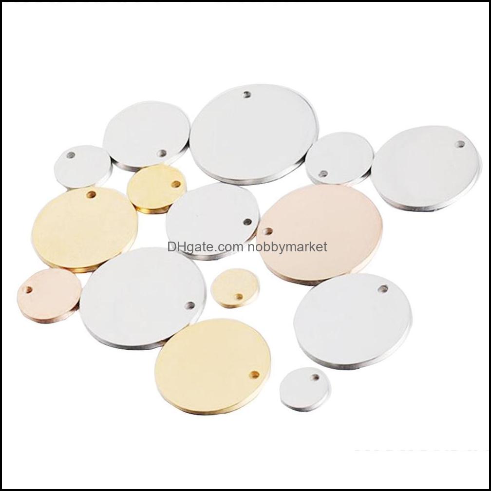 100Pcs 6-35Mm Stainless Steel Charms Round Dog Tag Pendant Stam Blanks Pendants For Necklaces Diy Jewelry Making 3 Colors Drop Delivery 2021
100Pcs 6-35Mm Stainless Steel Charms Round Dog Tag Pendant Stam Blanks Pendants For Necklaces Diy Jewelry Making 3 Colors Drop Delivery 2021