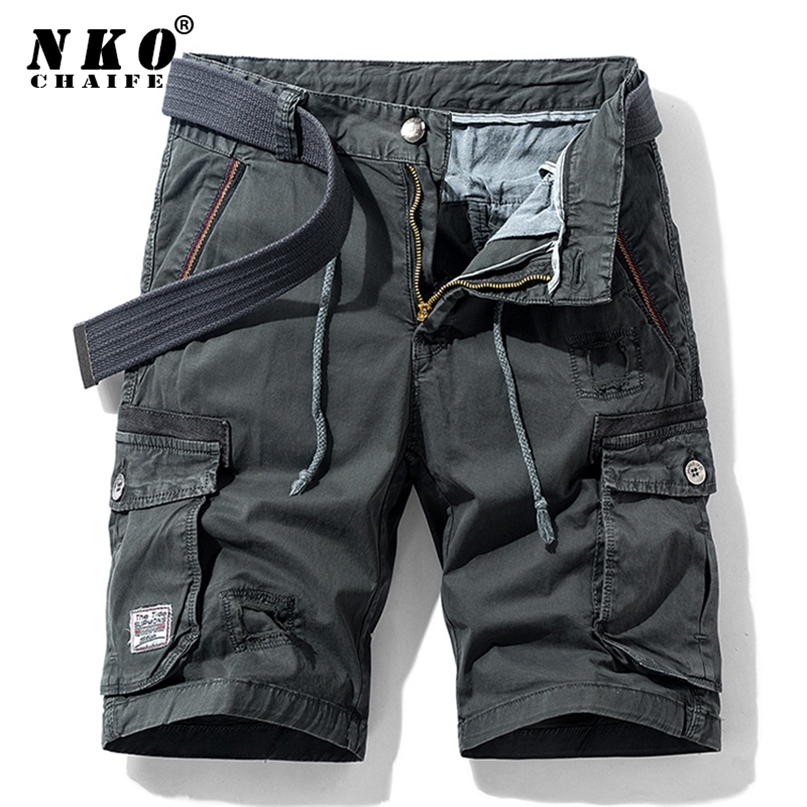 CHAIFENKO Summer Cotton Cargo Shorts Men Casual Multi-Pocket Military Shorts Pants Loose Work Army Tactical Shorts Men 220407, Army green
CHAIFENKO Summer Cotton Cargo Shorts Men Casual Multi-Pocket Military Shorts Pants Loose Work Army Tactical Shorts Men 220407, Army green