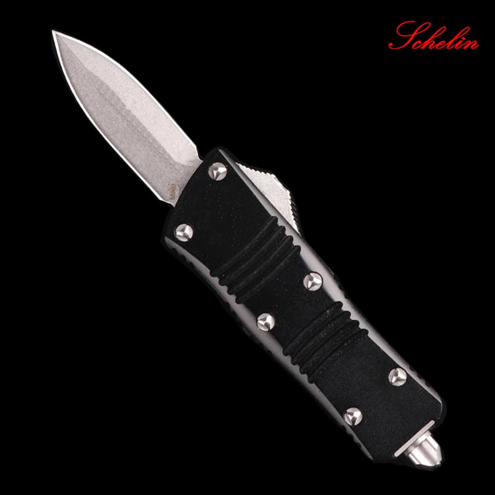 MINI HA MT auto knife out the front folding acutomatic knives utx action button blade edge survival tool titanium handle D2257s
MINI HA MT auto knife out the front folding acutomatic knives utx action button blade edge survival tool titanium handle D2257s
