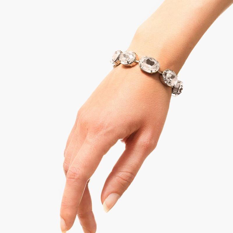 Bangle Stonefans Luxury Rhinestone Oval Bracelet For Women Summer Beach Fashion Crystal Big Glass Stone Jewelry AccessoriesBangle
Bangle Stonefans Luxury Rhinestone Oval Bracelet For Women Summer Beach Fashion Crystal Big Glass Stone Jewelry AccessoriesBangle