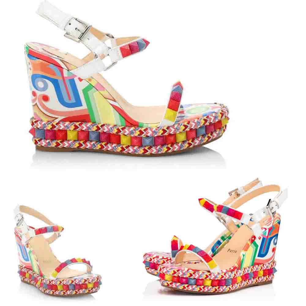 Summer designer sandal shoes women high heels pyraclou 100mm embellished wedge heel party dress pump with box, 11
Summer designer sandal shoes women high heels pyraclou 100mm embellished wedge heel party dress pump with box, 11