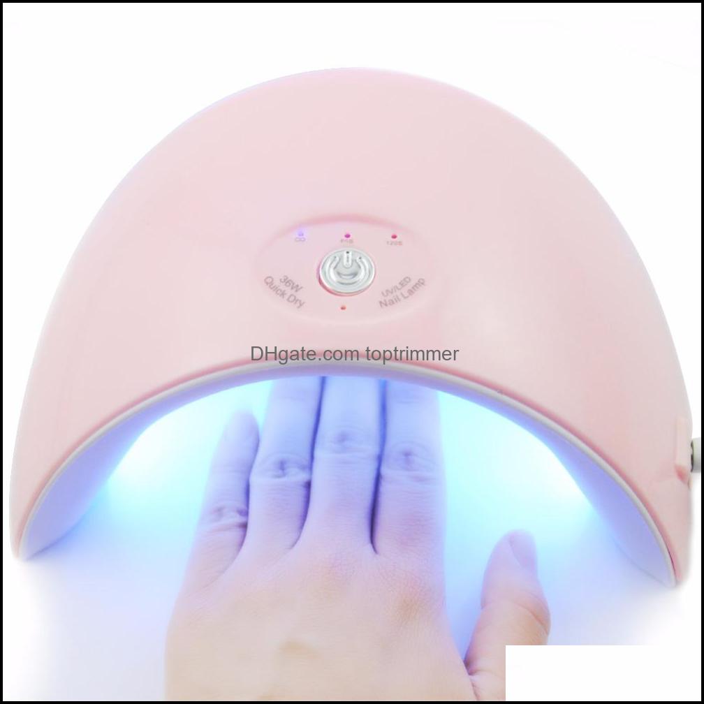 Nail Dryers Art Salon Health Beauty 36W Uv Led Lamp Dryer For All Types Gel 12 Leds Hine Curing 60S/120S Timer Dhe7F, Pink
Nail Dryers Art Salon Health Beauty 36W Uv Led Lamp Dryer For All Types Gel 12 Leds Hine Curing 60S/120S Timer Dhe7F, Pink