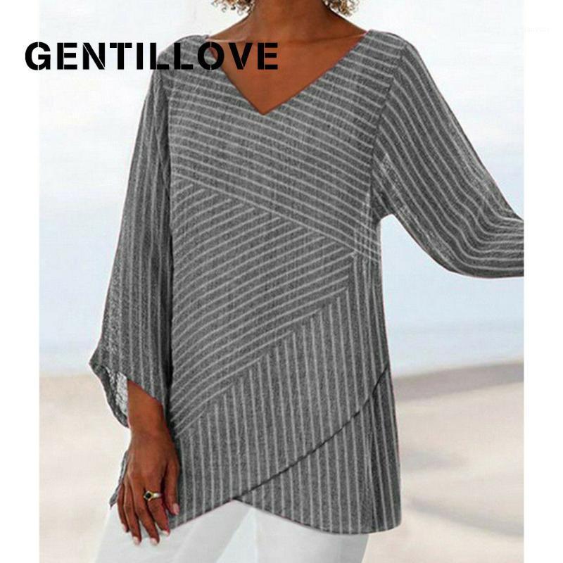 Women's Blouses & Shirts Fashion Irregular Plus Size Striped Long Sleeve Spring Summer Baggy Blouse High Quality Casual Female Outwear Solid, Khaki
Women's Blouses & Shirts Fashion Irregular Plus Size Striped Long Sleeve Spring Summer Baggy Blouse High Quality Casual Female Outwear Solid, Khaki