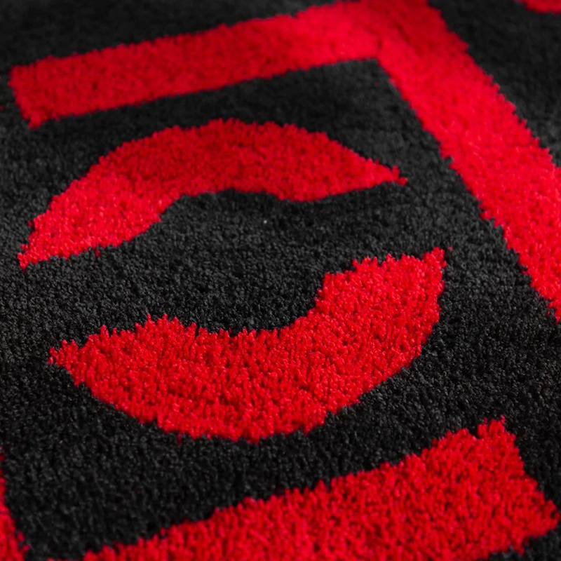 Home Furnishings Artistic Carpet Clot Logo Classic Red Rug Limited Edition Parlor Bedroom Playroom Hypebeast Collection Handtufted Trending Floor Mat 