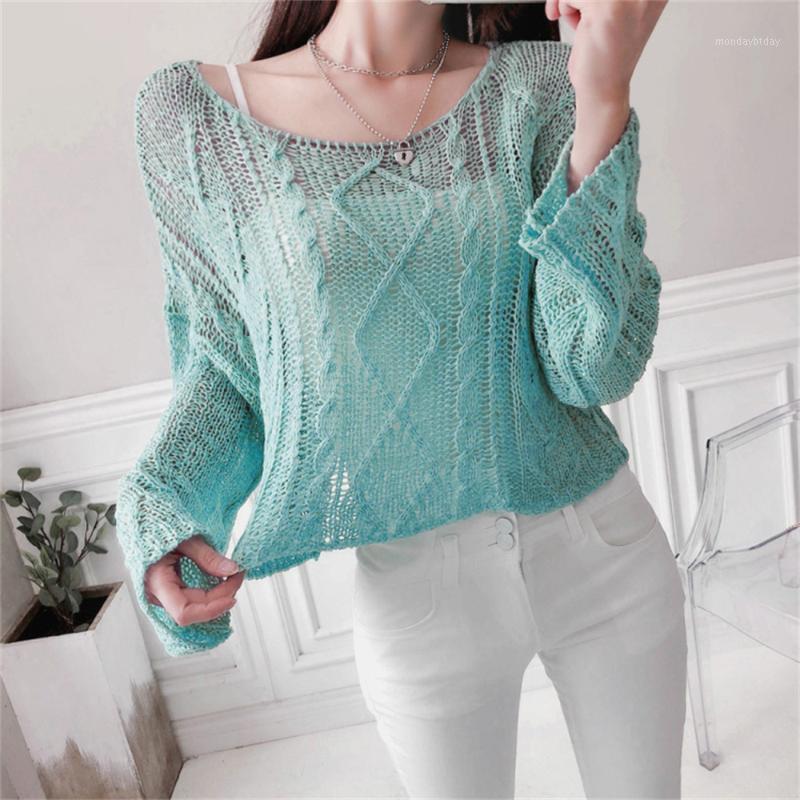 Women's Sweaters Alien Kitty 2022 Sexy Hollow Out Autumn OL Knitwear Pullovers Sunscreen Women Casual Tops Loose Elegant Jumpers, Blue
Women's Sweaters Alien Kitty 2022 Sexy Hollow Out Autumn OL Knitwear Pullovers Sunscreen Women Casual Tops Loose Elegant Jumpers, Blue