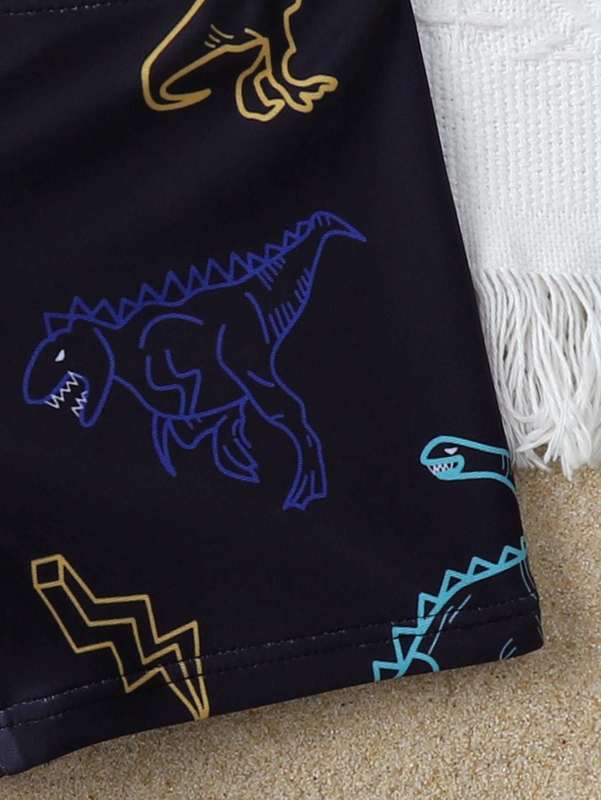 Baby boy dinosaur printed swimming trunks SHE