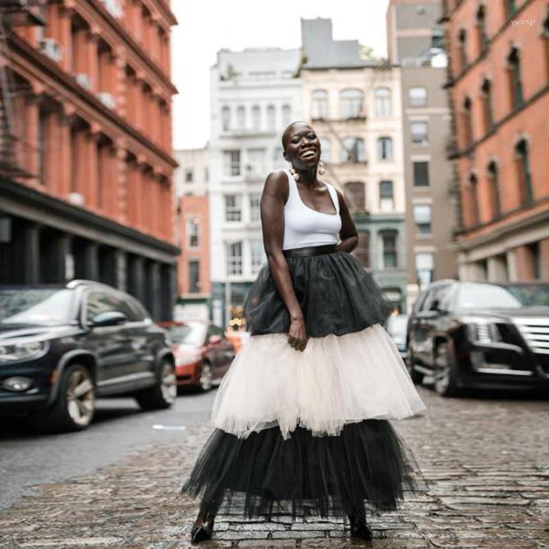 Skirts Chic Tulle Maxi Skirt Black White Tiered Female Long High Street Women 2022 Custom Made Mujer Faldas, Silver
Skirts Chic Tulle Maxi Skirt Black White Tiered Female Long High Street Women 2022 Custom Made Mujer Faldas, Silver