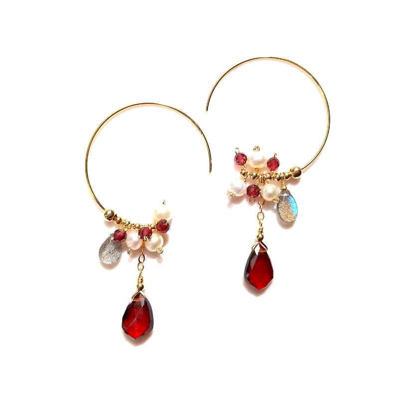 Dangle & Chandelier Lii Ji Garnet Labradorite Freshwater Pearl Earrings Natural Real Gemstone Handmade Jewelry For Women GiftDangle
Dangle & Chandelier Lii Ji Garnet Labradorite Freshwater Pearl Earrings Natural Real Gemstone Handmade Jewelry For Women GiftDangle