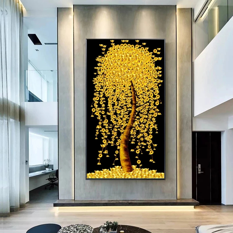 Golden Leaves Money Canvas Poster Oil Painting Abstract Leaf Modern Wall Art Nordic Living Room Decoration Picture Cuadro
Golden Leaves Money Canvas Poster Oil Painting Abstract Leaf Modern Wall Art Nordic Living Room Decoration Picture Cuadro