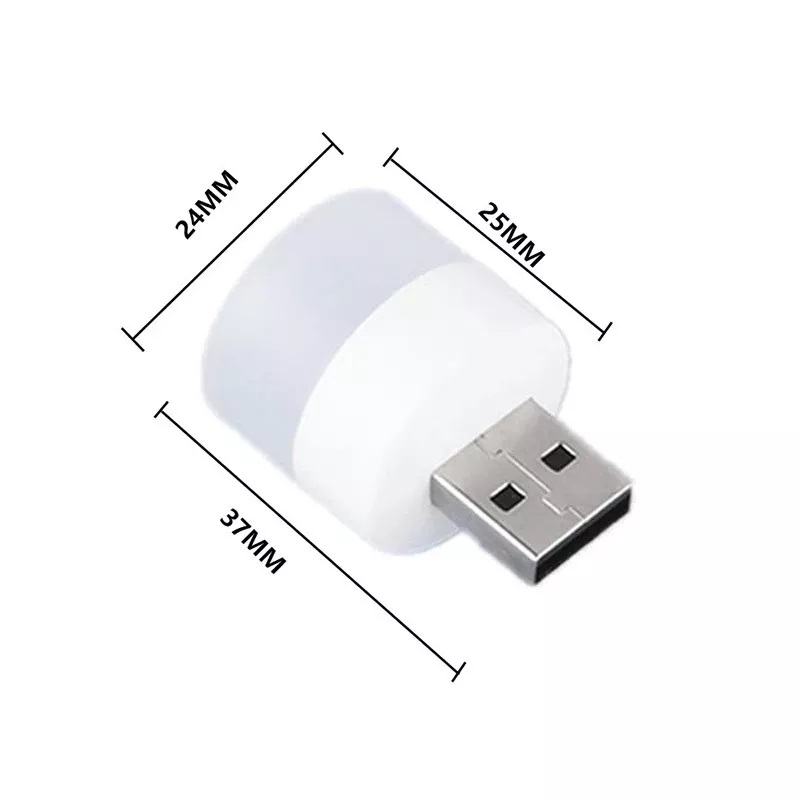 USB Plug Lamp Computer Mobile Power Charging Small Book Lamps LED Eye Protection Reading Light Small Round Night Lights