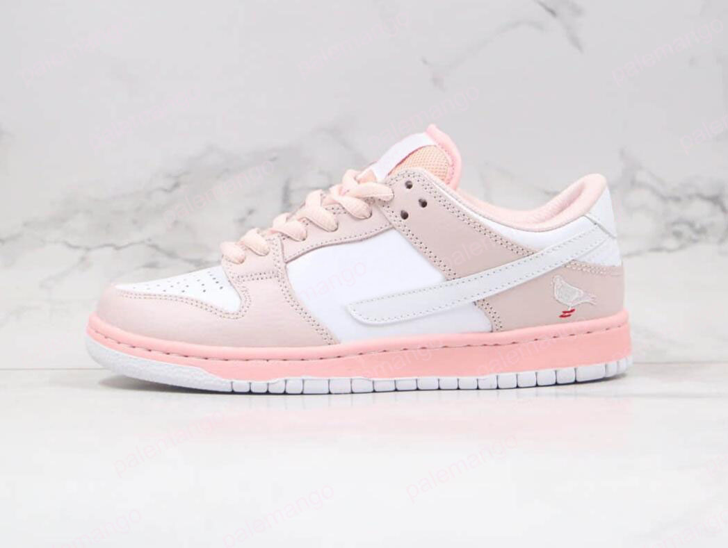 Low Pulse Running Shoes White Pink Pigeon Skate Board Sneakers Womens Designers Trainers BV1310-012 Dress Shoe, Bubble film
Low Pulse Running Shoes White Pink Pigeon Skate Board Sneakers Womens Designers Trainers BV1310-012 Dress Shoe, Bubble film