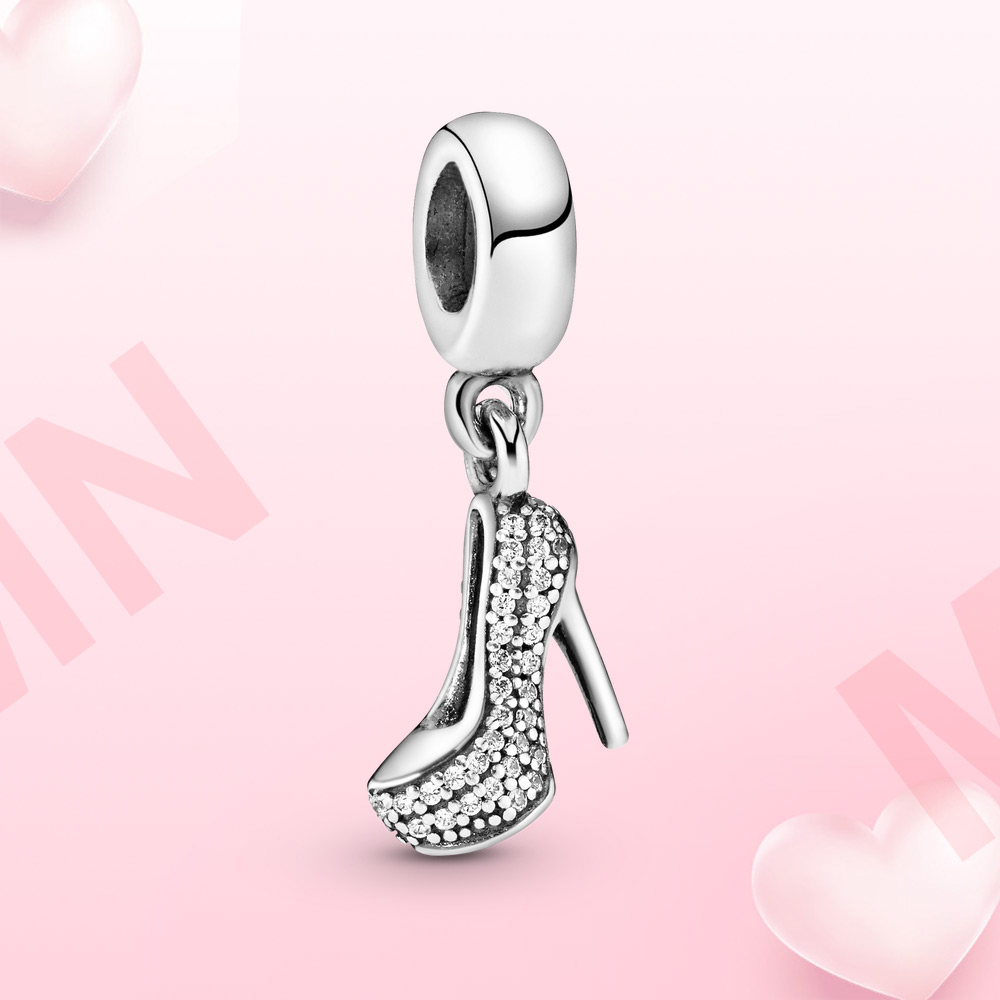 charm Silver shoes CZ Pendant high heeled shoes Original Fit Pandora bracelet nacklace
charm Silver shoes CZ Pendant high heeled shoes Original Fit Pandora bracelet nacklace