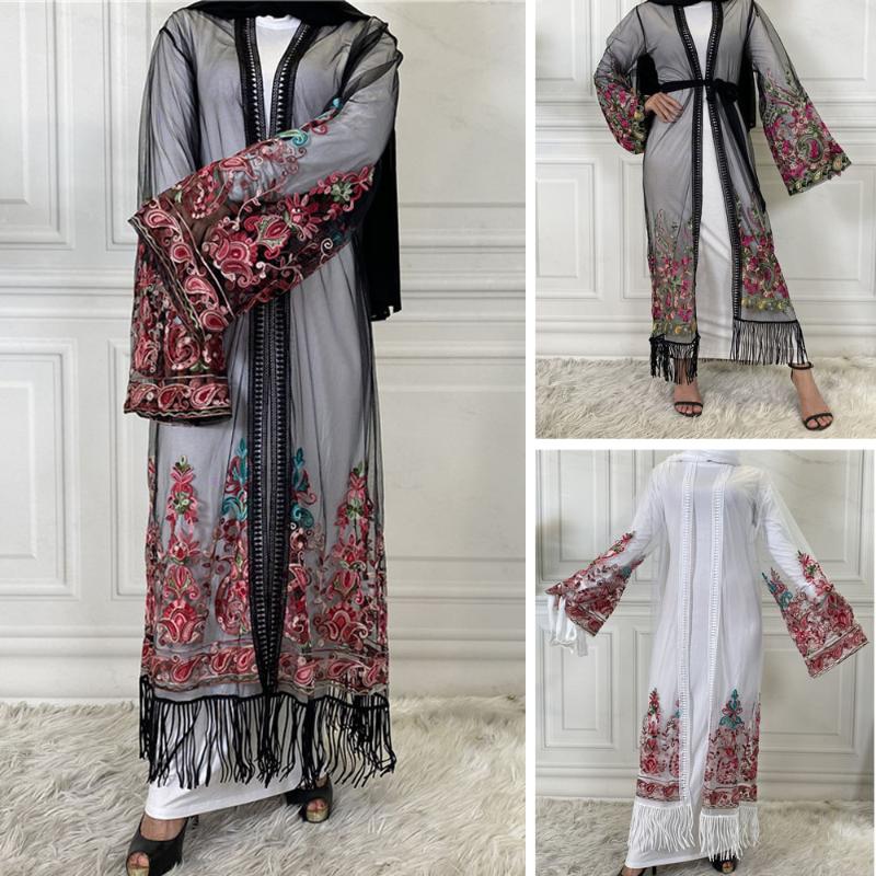 Ethnic Clothing Plus Size Long Abayas Women Kimono Floral Embroidery Mesh Open Cardigan Maxi Robe Fringe Muslim Islamic Middle EastEthnic
Ethnic Clothing Plus Size Long Abayas Women Kimono Floral Embroidery Mesh Open Cardigan Maxi Robe Fringe Muslim Islamic Middle EastEthnic