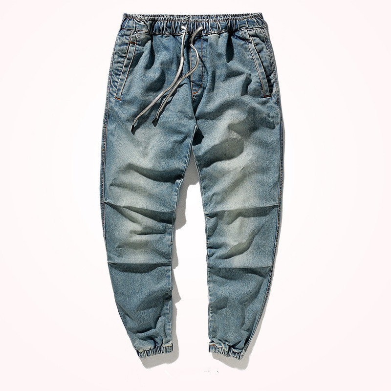 Retro Stretch Jeans Men' Fashion Loose Straight Moustache Effect Washed Old Nine-point Casual Plus Size Harem Pants, Light blue
Retro Stretch Jeans Men' Fashion Loose Straight Moustache Effect Washed Old Nine-point Casual Plus Size Harem Pants, Light blue