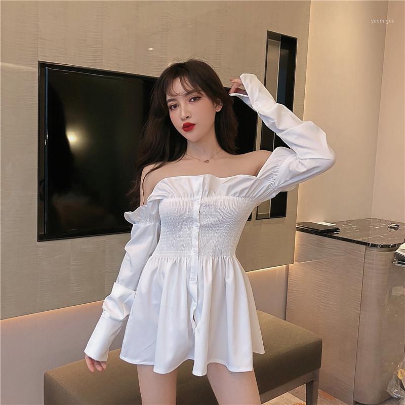 Sweet Beauty Sexy Ruffles Slash Neck Off Shoulder Blouse Fashion Brand Spring Autumn White Shirts Women's Clothing Tops Blouses &, Black
Sweet Beauty Sexy Ruffles Slash Neck Off Shoulder Blouse Fashion Brand Spring Autumn White Shirts Women's Clothing Tops Blouses &, Black