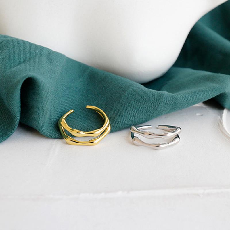 Cluster Rings Sterling Silver Pinky Ring Resizable Irregular Two Line Tree Vine Trendy Gold Plated Tail Fashion Timbo Jewelry LoopCluster
Cluster Rings Sterling Silver Pinky Ring Resizable Irregular Two Line Tree Vine Trendy Gold Plated Tail Fashion Timbo Jewelry LoopCluster