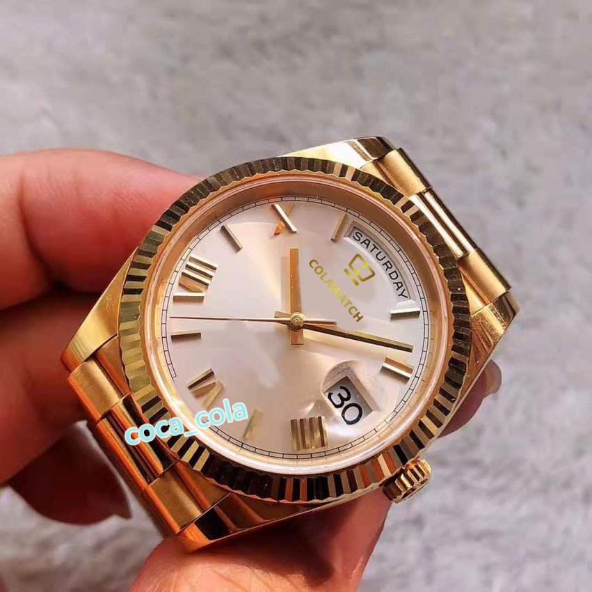 Super Factory 904L watch Automatic Cal.3255 Movement Men President 40mm Gold Champagne Roman Dial 228239 228235 Watches, Red
Super Factory 904L watch Automatic Cal.3255 Movement Men President 40mm Gold Champagne Roman Dial 228239 228235 Watches, Red