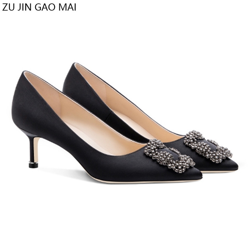 Black Rhinestones High Heels Shoes Woman Basic Pumps Satin Cloth Artificial Crystal Diamond Buckle Work Fashion Sexy Women 220617, Black22 5.5cm
Black Rhinestones High Heels Shoes Woman Basic Pumps Satin Cloth Artificial Crystal Diamond Buckle Work Fashion Sexy Women 220617, Black22 5.5cm