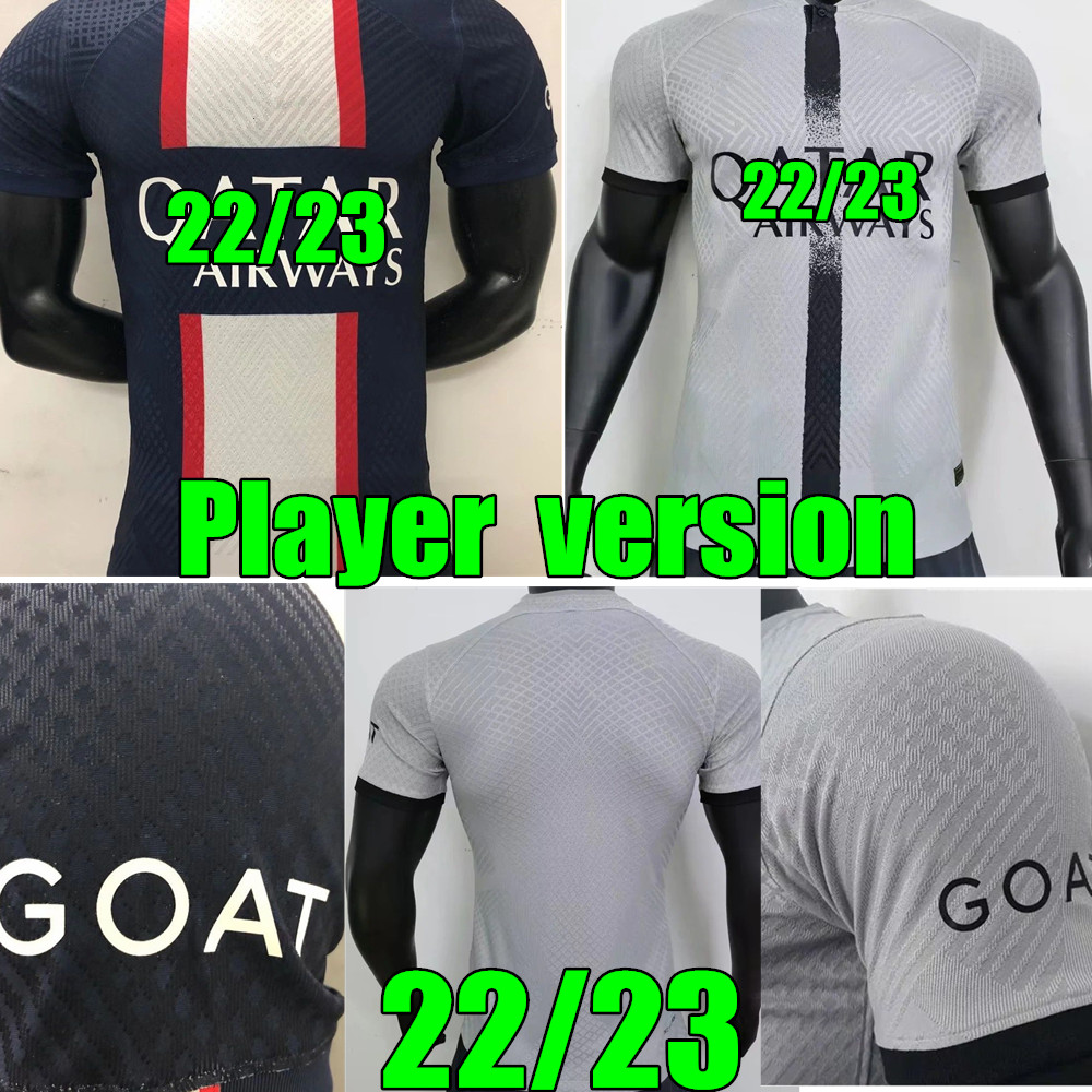 New MBAPPE soccer jersey SERGIO RAMOS 22 23 Maillots de football 2022 2023 VERRATTI Player version ICARDI shirt uniforms enfants psgs foot third 3rd 4th, As shown in illustration
New MBAPPE soccer jersey SERGIO RAMOS 22 23 Maillots de football 2022 2023 VERRATTI Player version ICARDI shirt uniforms enfants psgs foot third 3rd 4th, As shown in illustration