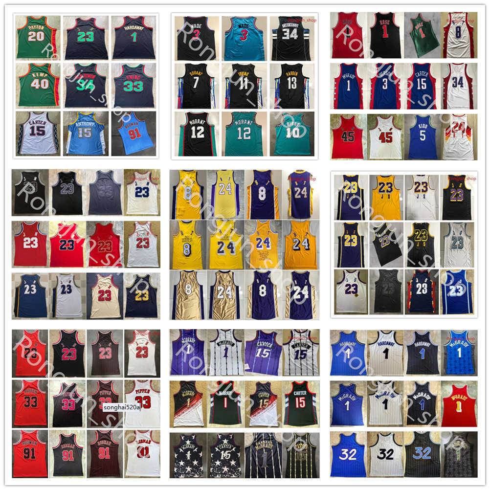 titched Retro Basketball Jerseys Rose Pippen Rodman Iverson Garnett Durant Irving Harden Wade Mutombo McGrady Hardaway Carter Payton''nba''jersey, Picture
titched Retro Basketball Jerseys Rose Pippen Rodman Iverson Garnett Durant Irving Harden Wade Mutombo McGrady Hardaway Carter Payton''nba''jersey, Picture