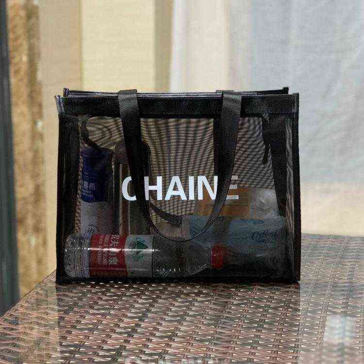 New alphabet transparent hollow out wash bag bath fitness travel large capacity makeup shopping Purses
New alphabet transparent hollow out wash bag bath fitness travel large capacity makeup shopping Purses
