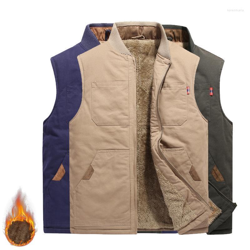 Men's Vests Cotton Plus Size Velvet Thick Casual Vest Warm Protector Military Outdoor Tooling Waistcoat Tide Kare22, Army green 02
Men's Vests Cotton Plus Size Velvet Thick Casual Vest Warm Protector Military Outdoor Tooling Waistcoat Tide Kare22, Army green 02