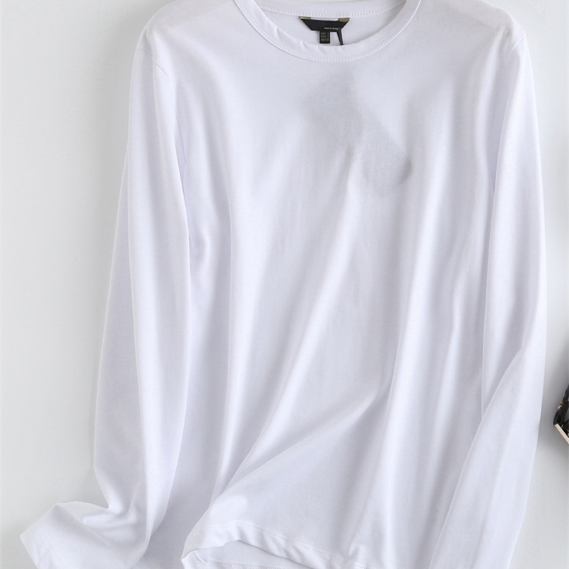 Tangada Women Cotton T Shirt Long Sleeve O Neck Tees Ladies Casual Tee Street Wear Top 6D113 220728, White
Tangada Women Cotton T Shirt Long Sleeve O Neck Tees Ladies Casual Tee Street Wear Top 6D113 220728, White