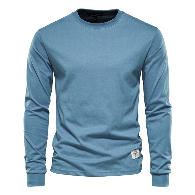 AIOPESON Solid Color Cotton T Shirt Men Casual O-neck Long Sleeved Mens Tshirts Spring Autumn High Quality Basic T-shirt Male 220407, Dark gray
AIOPESON Solid Color Cotton T Shirt Men Casual O-neck Long Sleeved Mens Tshirts Spring Autumn High Quality Basic T-shirt Male 220407, Dark gray