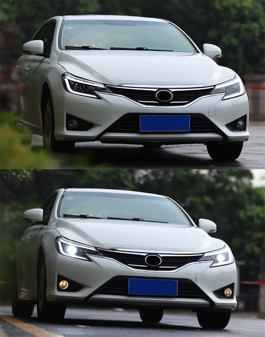 Car Head Light Assembly For REIZ Mark X 2013-Now Toyota LED Front Headlights Replacement DRL Daytime Driving light